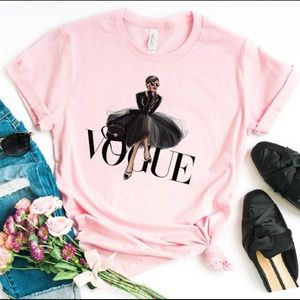 Pink Vogue T - Shirt
